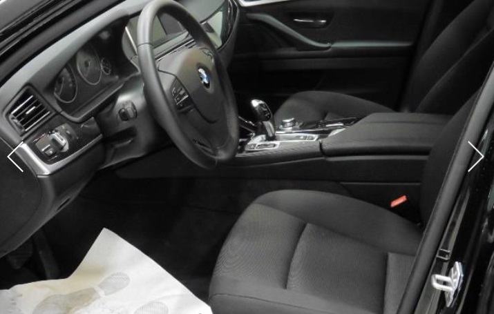 Left hand drive car BMW 5 SERIES (01/03/2015) - 